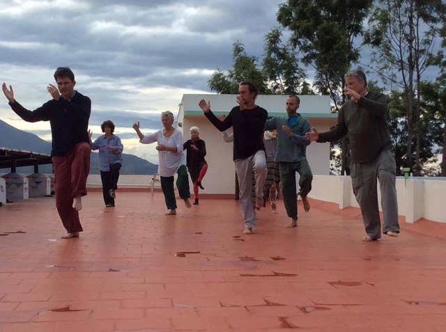 Anthony teaching Tai Chi at Bodhizendo Zen Centre